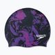 Czepek pływacki Speedo Long Hair Printed black/diva/royal purple 5
