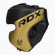 Kask bokserski RDX L1 Mark Pro Cheek Boxing Training Head Guard golden 2