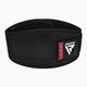 Pas do podnoszenia ciężarów RDX Weightlifting 6" Neoprene Gym X3 black