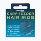 Przypon do methody Drennan Carp Feeder Hair Rigs z oczkiem hak bezzadziorowy 8 + żyłka 8 szt. bezbarwny HNHCFD016