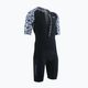 Kombinezon triathlonowy męski ZONE3 Lava Trisuit white/gravel 2