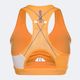 Biustonosz fitness Gymshark Pulse Sports apricot orange/white 7