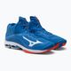 Buty do siatkówki Mizuno Wave Lightning Z6 Mid niebieskie V1GA200524 5