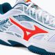 Buty do tenisa męskie Mizuno Breakshot 3 CC białe 61GC2125 7