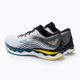 Buty do biegania męskie Mizuno Wave Sky 6 white/cyber yellow/infigo bunting 3