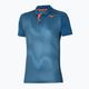 Koszulka tenisowa męska Mizuno Shadow Polo niebieska 62GAA00417