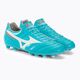 Buty piłkarskie Mizuno Morelia II Pro niebiesko-białe P1GA231325 4