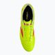 Buty piłkarskie męskie Mizuno Morelia II Elite MD safety yellow/fiery coral 2/galaxy silver 6