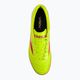 Buty piłkarskie męskie Mizuno Morelia Sala Elite IN safety yellow/fiery coral 2/galaxy silver 7