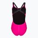 Strój pływacki jednoczęściowy damski Nike Logo Tape Fastback pink prime 2