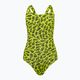 Strój pływacki jednoczęściowy dziecięcy Nike Hydrastrong Muliple Prints atomic green