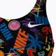 Strój pływacki jednoczęściowy dziecięcy Nike Hydrastrong Muliple Prints volt 3