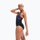 Strój pływacki jednoczęściowy damski Speedo Digital Placement Medalist black/fed red/chroma blue 6