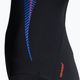 Strój pływacki jednoczęściowy damski Speedo Placement Muscleback black/fed red/chroma blue 4