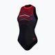 Strój pływacki jednoczęściowy damski Speedo Digital Placement Hydrasuit black/fed red/chroma blue 4
