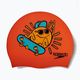 Czepek pływacki dziecięcy Speedo Junior Printed Silicone orange/yellow 2