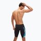 Jammery pływackie męskie Speedo Allover Digital V-Cut black/true cobalt 6