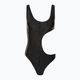 Strój pływacki jednoczęściowy damski Nike Block Texture black