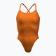 Strój pływacki jednoczęściowy damski Nike Lace Up Tie Back total orange