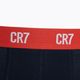 Bokserki męskie CR7 Basic Trunk 3 pary grey melange/red/navy 10