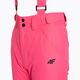 Spodnie narciarskie dziecięce 4F F353 hot pink neon 5