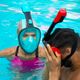 Maska pełnotwarzowa do snorkelingu AQUASTIC SMA-01SN niebieska 10