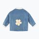 Kurtka dziecięca KID STORY Teddy air blue flowers 4