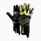 Rękawice bramkarskie dziecięce Football Masters Fenix czarne/żółte 4