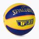 Piłka do koszykówki Spalding TF-33 Official żółta/niebieska rozmiar 6 2