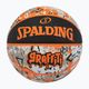 Piłka do koszykówki Spalding Graffiti pomarańczowa rozmiar 7 4