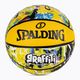 Piłka do koszykówki Spalding Graffiti zielona/żółta rozmiar 7