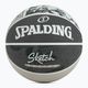 Piłka do koszykówki Spalding Sketch Jump czarna/szara rozmiar 7 3