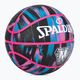 Piłka do koszykówki Spalding Marble czarna/różowa/niebieska rozmiar 7 2