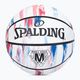 Piłka do koszykówki Spalding Marble czerwona/biała/niebieska rozmiar 7
