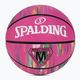Piłka do koszykówki Spalding Marble różowa rozmiar 5