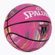 Piłka do koszykówki Spalding Marble różowa rozmiar 5 2