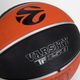 Piłka do koszykówki Spalding Euroleague TF-150 Legacy pomarańczowa/czarna rozmiar 5 3