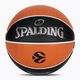 Piłka do koszykówki Spalding Euroleague TF-500 Legacy 2021 pomarańczowa/czarna rozmiar 7