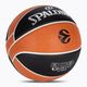 Piłka do koszykówki Spalding Euroleague TF-500 Legacy 2021 pomarańczowa/czarna rozmiar 7 2