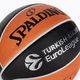 Piłka do koszykówki Spalding Euroleague TF-500 Legacy 2021 pomarańczowa/czarna rozmiar 7 3