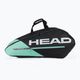 Torba tenisowa HEAD Tour Team 9R 75 l black/mint