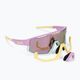 Okulary przeciwsłoneczne Bliz Fusion matt pastel purple yellow logo/brown pink multi