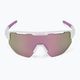 Okulary przeciwsłoneczne Bliz Matrix matt white purple logo/brown pink multi 3