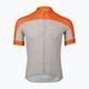 Koszulka rowerowa męska POC Essential Road Logo zink orange/granite grey