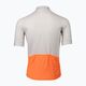 Koszulka rowerowa męska POC Essential Road Logo granite grey/zink orange 7