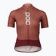 Koszulka rowerowa damska POC Essential Road Logo himalayan salt/garnet red 5