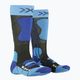 Skarpety narciarskie dziecięce X-Socks Ski 4.0 anthracite melange/electric blue 4