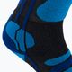 Skarpety narciarskie dziecięce X-Socks Ski 4.0 anthracite melange/electric blue 3