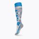 Skarpety narciarskie damskie X-Socks Ski Control 4.0 grey melange/turquoise 2