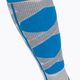 Skarpety narciarskie damskie X-Socks Ski Control 4.0 grey melange/turquoise 3